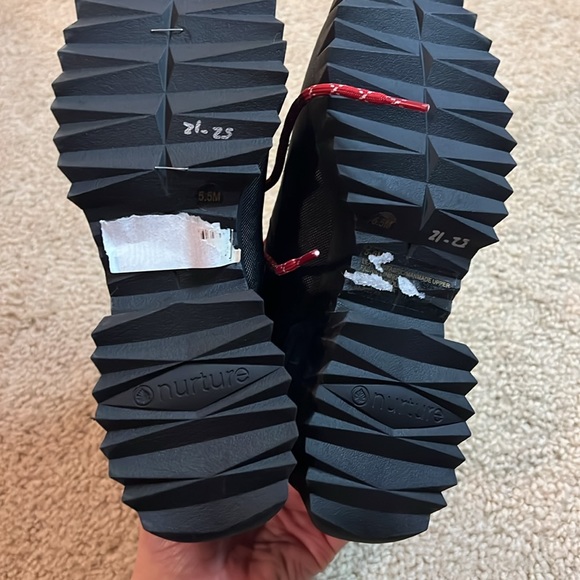 Nurture Whitney water resistant waterproof lace up platform boot red laces 5.5 - Picture 10 of 11